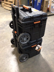 Lot of 2 PRO Tool Storage System (3-Piece) by RIDGID Customer Returns See Pictures