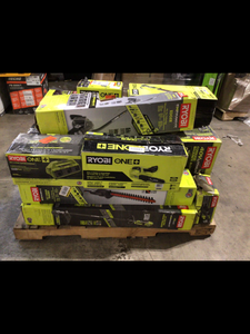 Lot of Assorted  Mixed Ryobi Lawn Care Items Customer Returns See Pictures