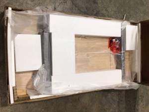 Industrial 4 ft. Folding Wood Top Workbench by Unbranded Customer Returns See Pictures