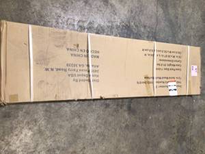 72 in. Solid Wood Work Surface for Regular Duty Welded Steel Garage Storage System by Husky Customer Returns See Pictures