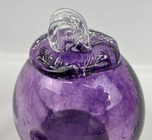lot 128 image: Vintage Glass Fishing Float  Ornament