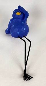 lot 163 image: Whipple Curious Bird Hand Made by Judith Whipple