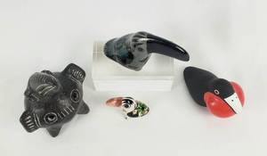 lot 164 image: Handmade Ceramic Toucan Collection