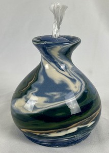 lot 133 image: Beautiful Oil Candles - Group 1- Mary Latterman, Bryan Johnson & More