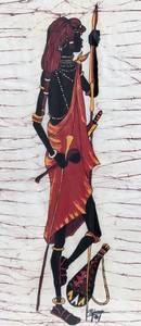 lot 95 image: Two Handmade African Batik Prints