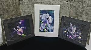 lot 322 image: Watercolor Art and Two Jim Delutes Photography Prints