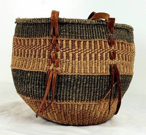 lot 334 image: Hand Woven Tote and Embroidered Crossbody Purse