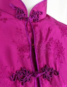 lot 13 image: Two Vintage Asian Pure Silk XL Jackets - Double Horse & Custom-Made