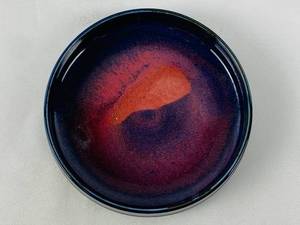 lot 215 image: Jewel Tone Pottery Lot - Signed