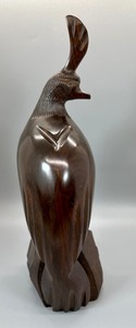 lot 142 image: Vintage Ironwood Hand Carved Quail Figurine