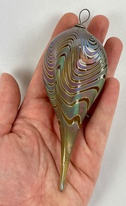 lot 210A image: Signed Craig Zweifel Glass Ornament 1992