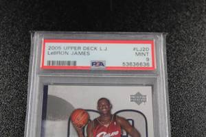 2005-06 Upper Deck LJ Insert LeBron James #LJ20 PSA 9