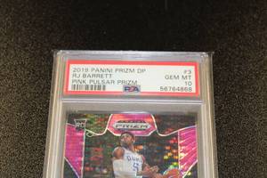 2019-20 Prizm Draft Pink Pulsar Prizm RJ Barrett #3 PSA 10 Rookie Card