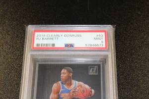 2019-20 Clearly Donruss RJ Barrett #53 PSA 9 Rookie Card