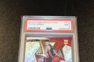 2019-20 Panini Revolution Tyler Herro #112 PSA 9 Rookie Card