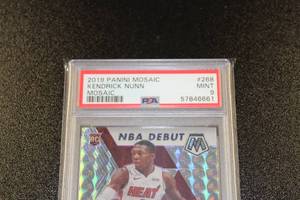 2019-20 Mosaic Silver Mosaic Prizm Kendrick Nunn #268 PSA 9 Rookie Card