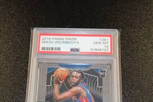 2019-20 Prizm Sekou Doumbouya #261 PSA 10 Rookie Card