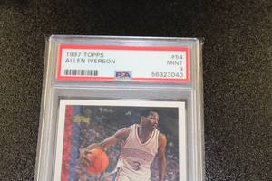 1997-98 Topps Allen Iverson #54 PSA 9