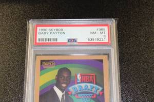 1990-91 Skybox Gary Payton #365 PSA 8 Rookie Card