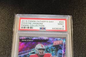 2019 Panini Fathers Day Dwayne Haskins #DH PSA 9 30199