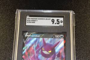 2020 Pokemon Darkness Ablaze Ultra Rare Crobat V #104 SGC 9.5