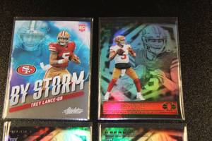2021 Trey Lance Rookie Card Lot  4 Rookie Cards