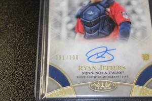 2021 Topps Tier One Ryan Jeffers Rookie Autograph 91300  Only 300 Exist
