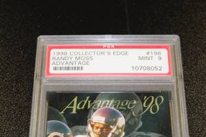 1998 Collectors Edge Advantage Randy Moss Rookie Card PSA 9
