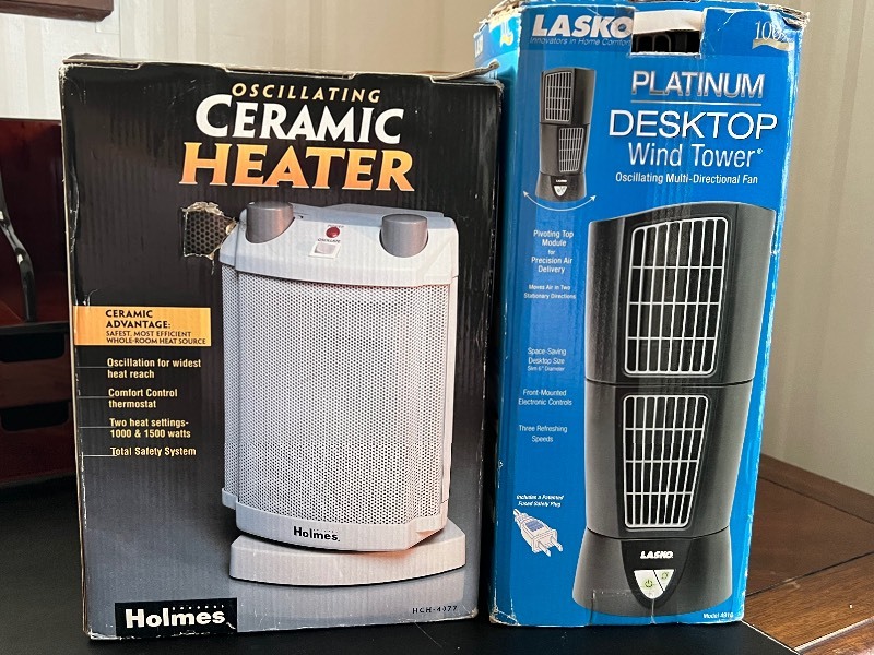 Lasso Desktop Wind Tower and Holmes Ceramic Heater | Marvelous Minneapolis  auction | K-BID
