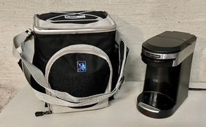lot 107 image: New Arctic Zone Zipperless Cooler and a Hamilton Beach Travel Coffee Maker with Case