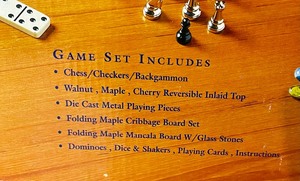 lot 125 image: New Maple Game Chest