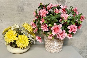 lot 123 image: Fantastic Faux Floral Arrangements