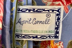 lot 157 image: April Cornell King Bedding Ensemble