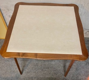lot 168 image: Vintage Card Table with Custom Mahjong Top