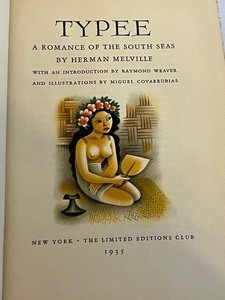 lot 98 image: Book Typee by Herman Melville - Limited Edition Club 1935