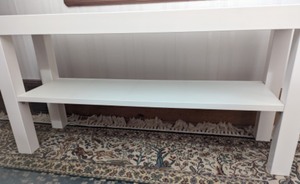 lot 33 image: White Storage Shelf