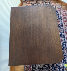 lot 37 image: Wood Side Table
