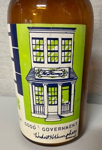 lot 248 image: Hubert Humphrey Pharmacy Decanter Jar