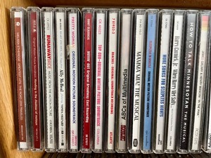 lot 329 image: Lot of CDs and Shelf