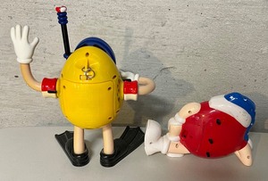 lot 328 image: Two Collectible M & M Figurines