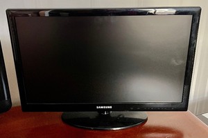 lot 330 image: Samsung and Venturer TVs with Remotes