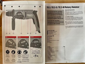 lot 356 image: Hilti Rotary Hammer with Accessories