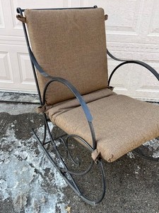 lot 364 image: Metal Rocking Chair