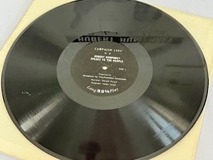 lot 307 image: (3) Record LPs Hubert Humphrey Speaks to the People