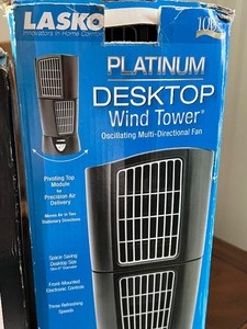 lot 278 image: Lasso Desktop Wind Tower and Holmes Ceramic Heater