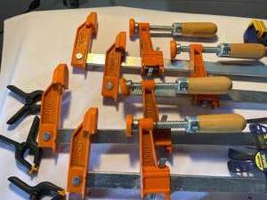 lot 369 image: Large Carpentry Clamp Lot