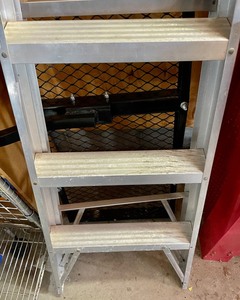 lot 415 image: Montgomery Wards Step Ladder