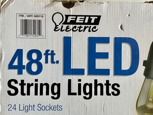 lot 457 image: 48 Ft LED String Lights with Remote