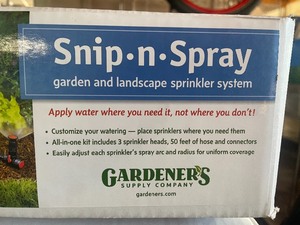 lot 428 image: 2 New Snip-n-Spray Garden and Landscape Sprinkler System by Garden Supply