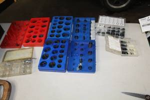 lot 1280 image: Lot of (6) Parts Organizers, O-Ring Assortments